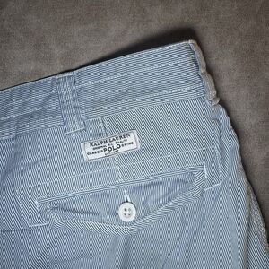 Polo Ralph Lauren Classic Fit Chino Cargo Shorts Blue/Striped 46B